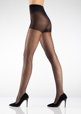 İtaliana 6546 Nokta Desen Bayan Külotlu Çorap