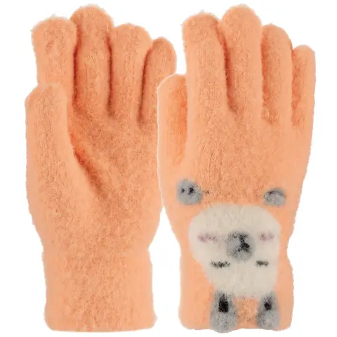 Kitti K26260-02 (5-8) Yaş Kız Örme Eldiven 6'lı