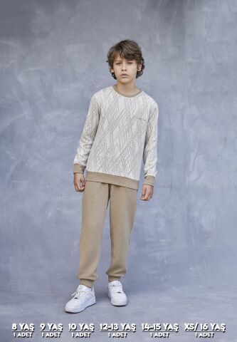 Elsima 3169 Erkek Çocuk Uzun Kollu Pijama Takımı 6'lı (8-16YAŞ)