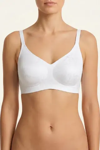 Layza 1281 (M-L-XL-XXL) Lazer Kesim Hayalet Dikişsiz Bayan Sütyen 6'lı