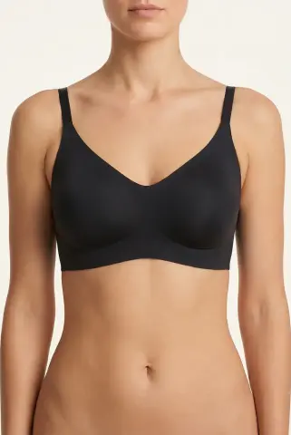 Layza 844 (M-L-XL-XXL) Lazer Kesim Hayalet Dikişsiz Bayan Sütyen 6'lı