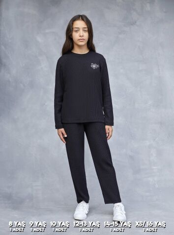 Elsima 3192 Kız Çocuk Uzun Kollu Pijama Takımı 6'lı (8-16YAŞ)