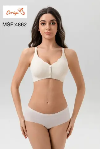 Ceriya 4862 (M-L-XL-XXL) Zero Gram Lazer Kesim Bayan Sütyen 6'lı