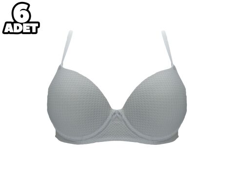 Liza 2080 Jakarlı Bayan Desteksiz Sütyen 6'lı