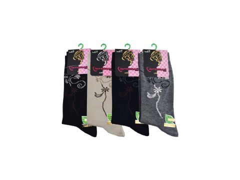 İntegral 4024 Dikişsiz Bayan Bambu Soket 12'li