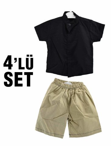 Fantastic Erkek Çocuk Takım 1-2-3-4 Yaş 4 Lü