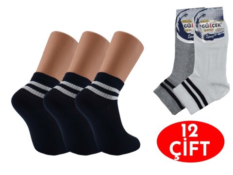 Gülçek Erkek Çemberli Patik 12'li