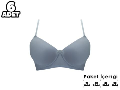 Liza 2260 Balensiz Destekli Sütyen 6'lı