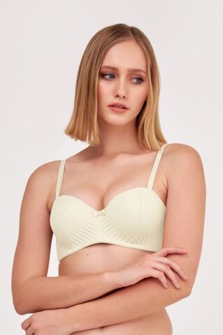 Nbb 30001 B Cup Balenli Desteksiz Straplez Bayan Sütyen