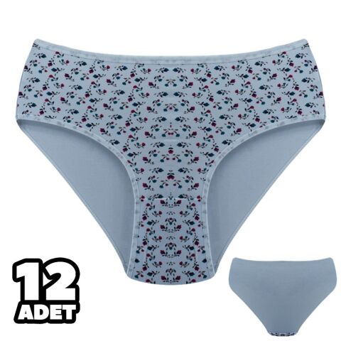 Dondeza 301-149 Desenli Bayan Bato 12'li