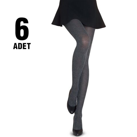 Penti Maxi Battal Koton Külotlu Çorap 6'lı