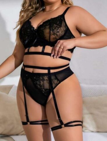 Passione J-79 Bayan Büyük Beden Jartiyer Takım